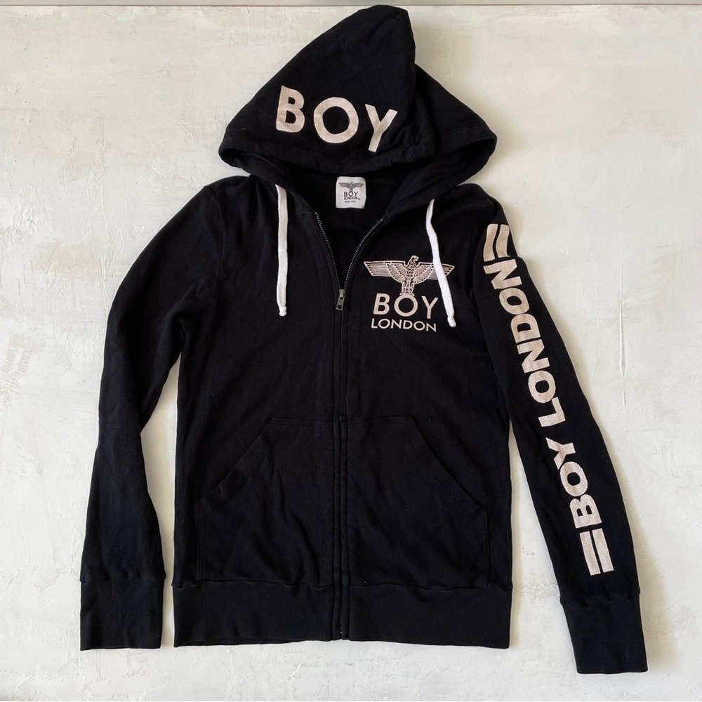 Boy London Black Kids Hoodie Jacket Size S